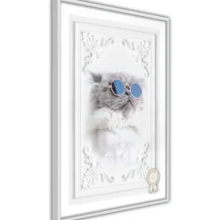 Poster 'Cat with Glasses'