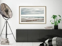 Poster 'Chilly Morning at the Seaside'