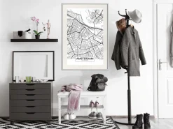 Poster 'City map: Amsterdam'