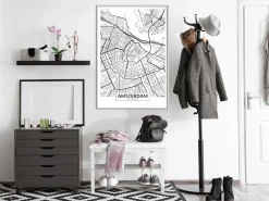 Poster 'City map: Amsterdam'