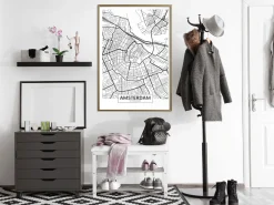 Poster 'City map: Amsterdam'