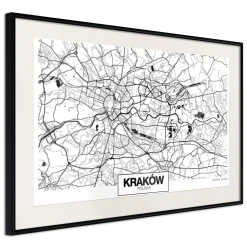 Poster 'City Map: Cracow'