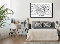 Poster 'City Map: Cracow'