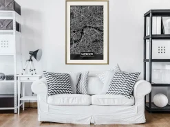 Poster 'City Map: London (Dark)'