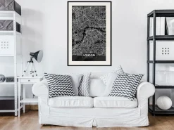 Poster 'City Map: London (Dark)'