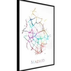 Poster 'City Map: Madrid (Colour)'
