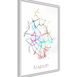 Poster 'City Map: Madrid (Colour)'