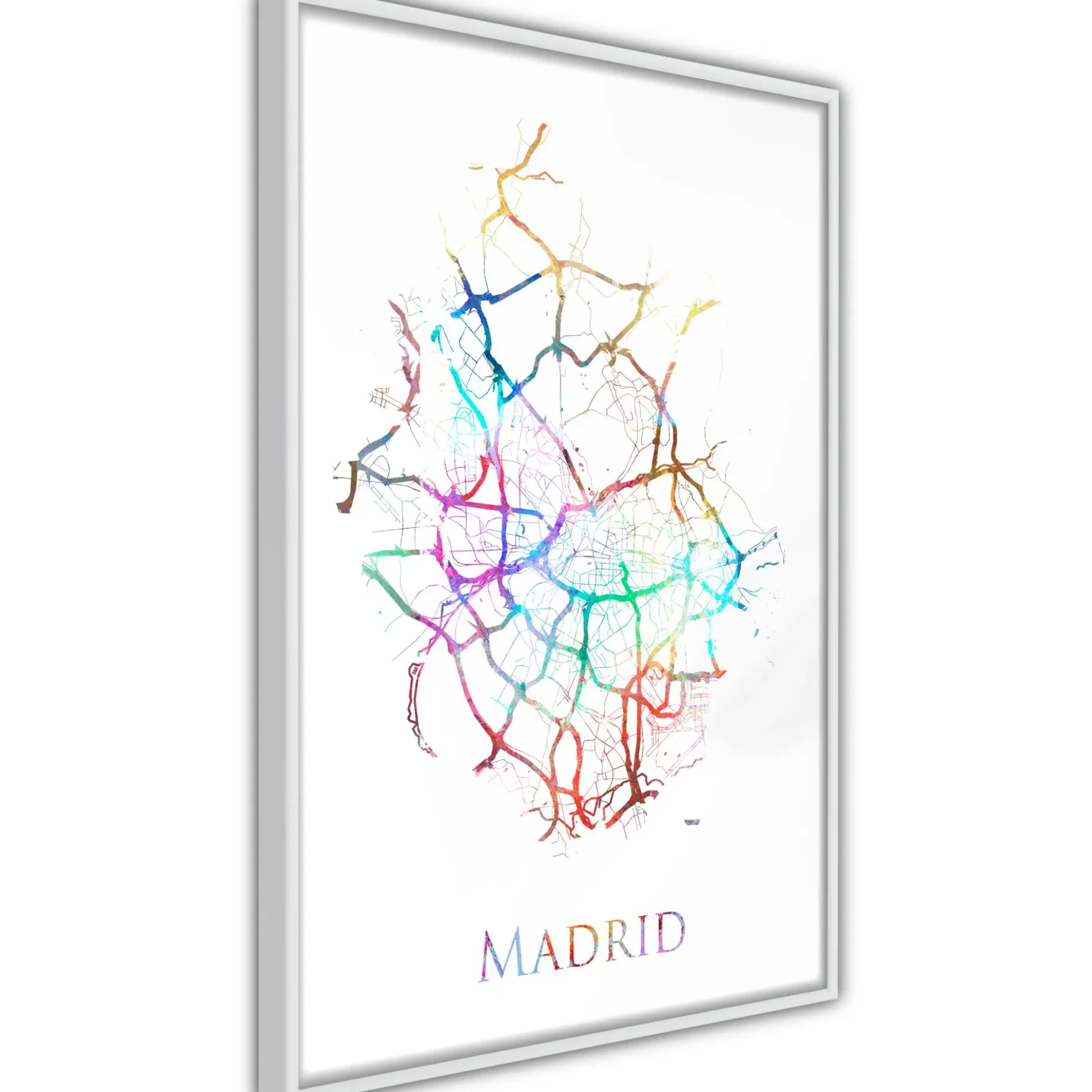 Poster 'City Map: Madrid (Colour)'