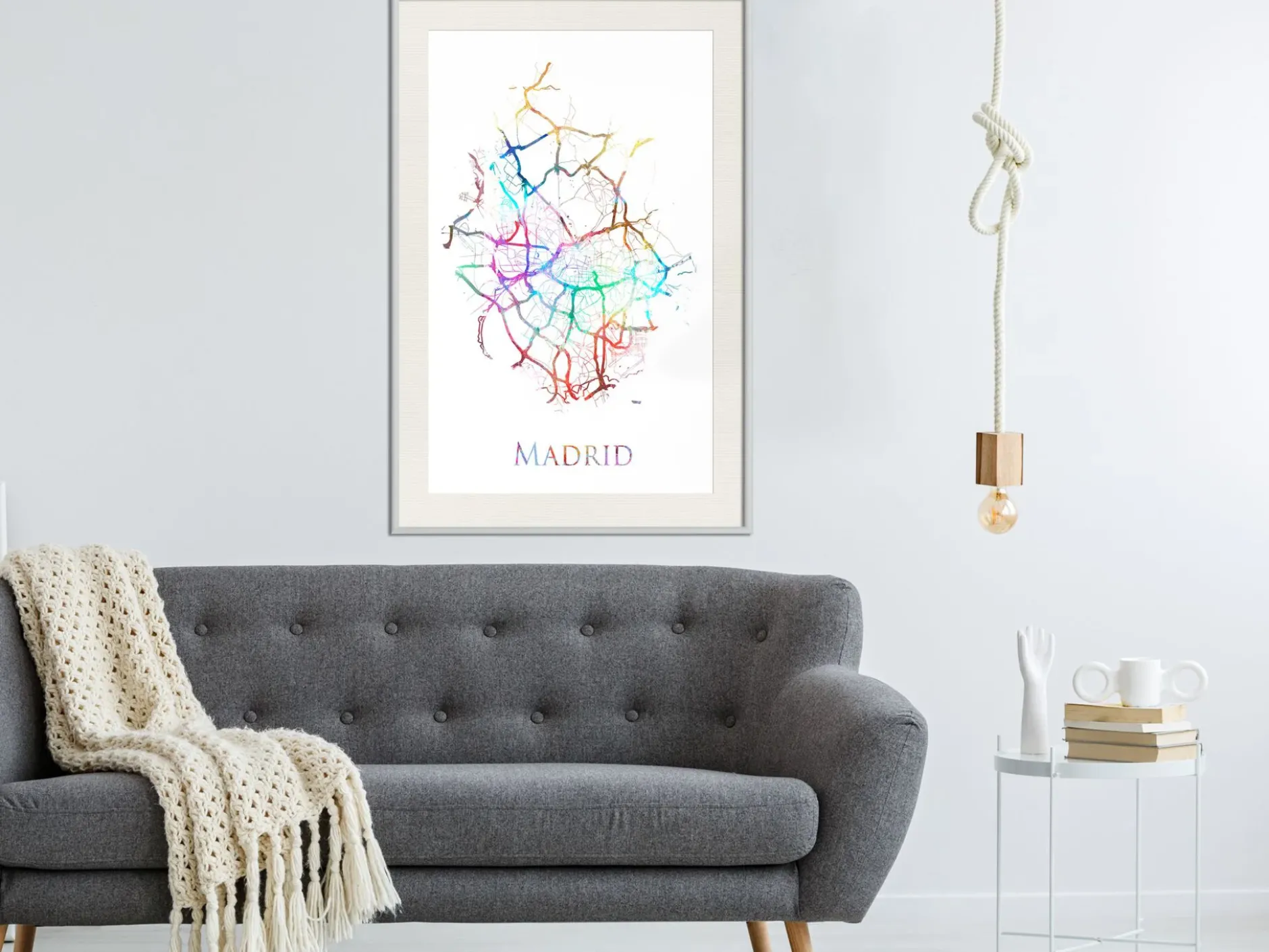 Poster 'City Map: Madrid (Colour)'