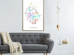 Poster 'City Map: Madrid (Colour)'