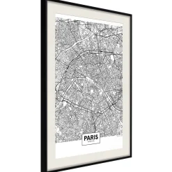Poster 'City Map: Paris'