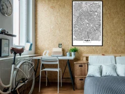 Poster 'City Map: Paris'