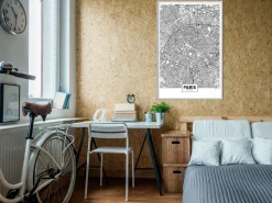 Poster 'City Map: Paris'