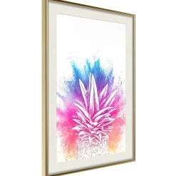 Poster 'Colourful Pineapple'