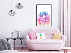 Poster 'Colourful Pineapple'