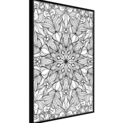 Poster 'Colourless Mandala'