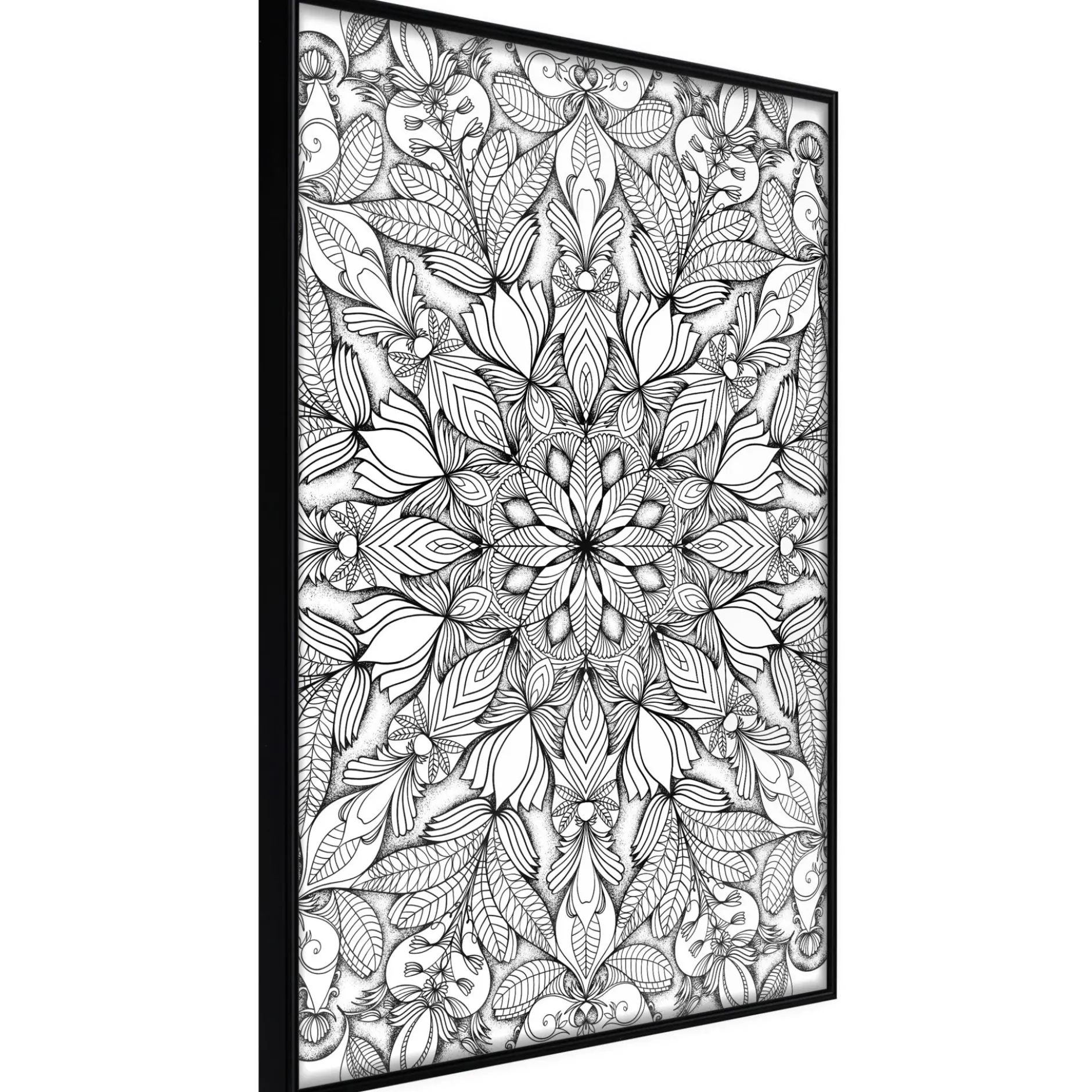 Poster 'Colourless Mandala'