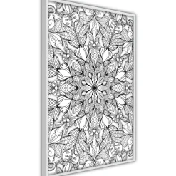 Poster 'Colourless Mandala'