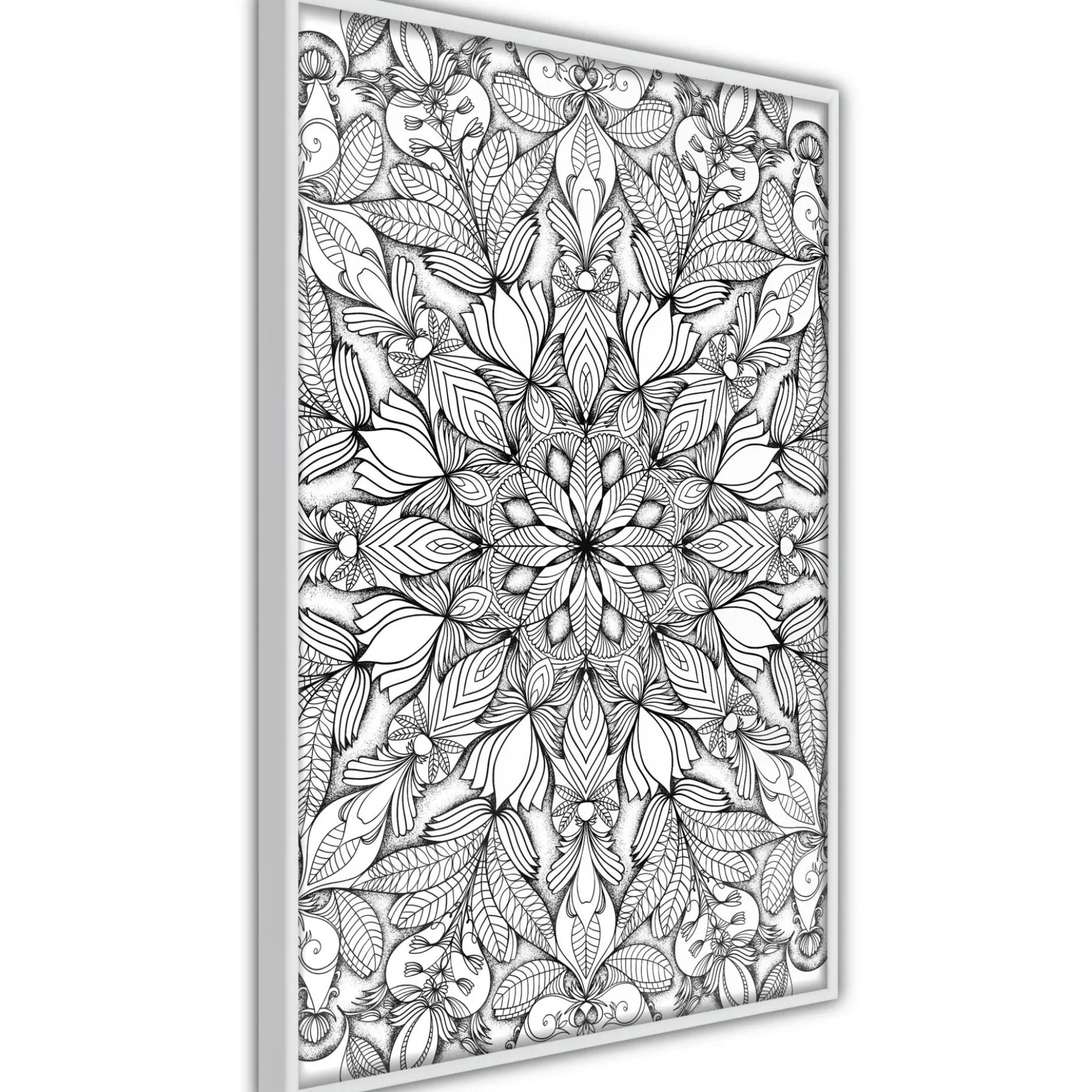 Poster 'Colourless Mandala'