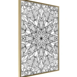 Poster 'Colourless Mandala'
