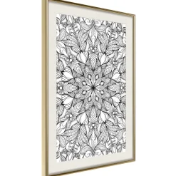 Poster 'Colourless Mandala'