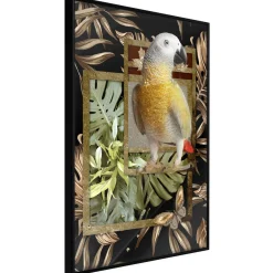 Poster 'Composition with Gold Parrot'