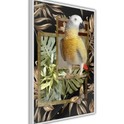 Poster 'Composition with Gold Parrot'