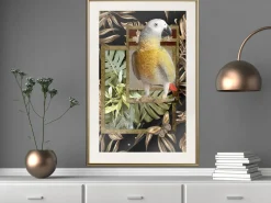 Poster 'Composition with Gold Parrot'