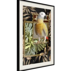 Poster 'Composition with Gold Parrot'