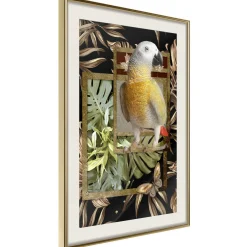 Poster 'Composition with Gold Parrot'