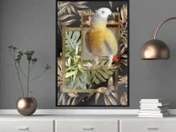 Poster 'Composition with Gold Parrot'