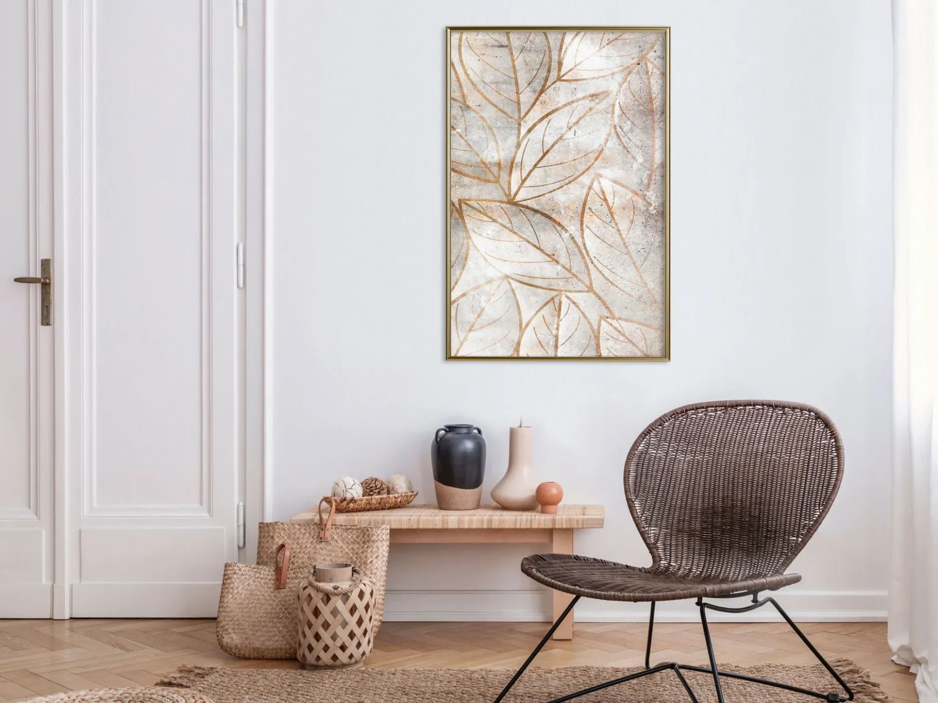 Poster 'Copper Leaves'