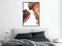 Poster 'Copper Monstera'