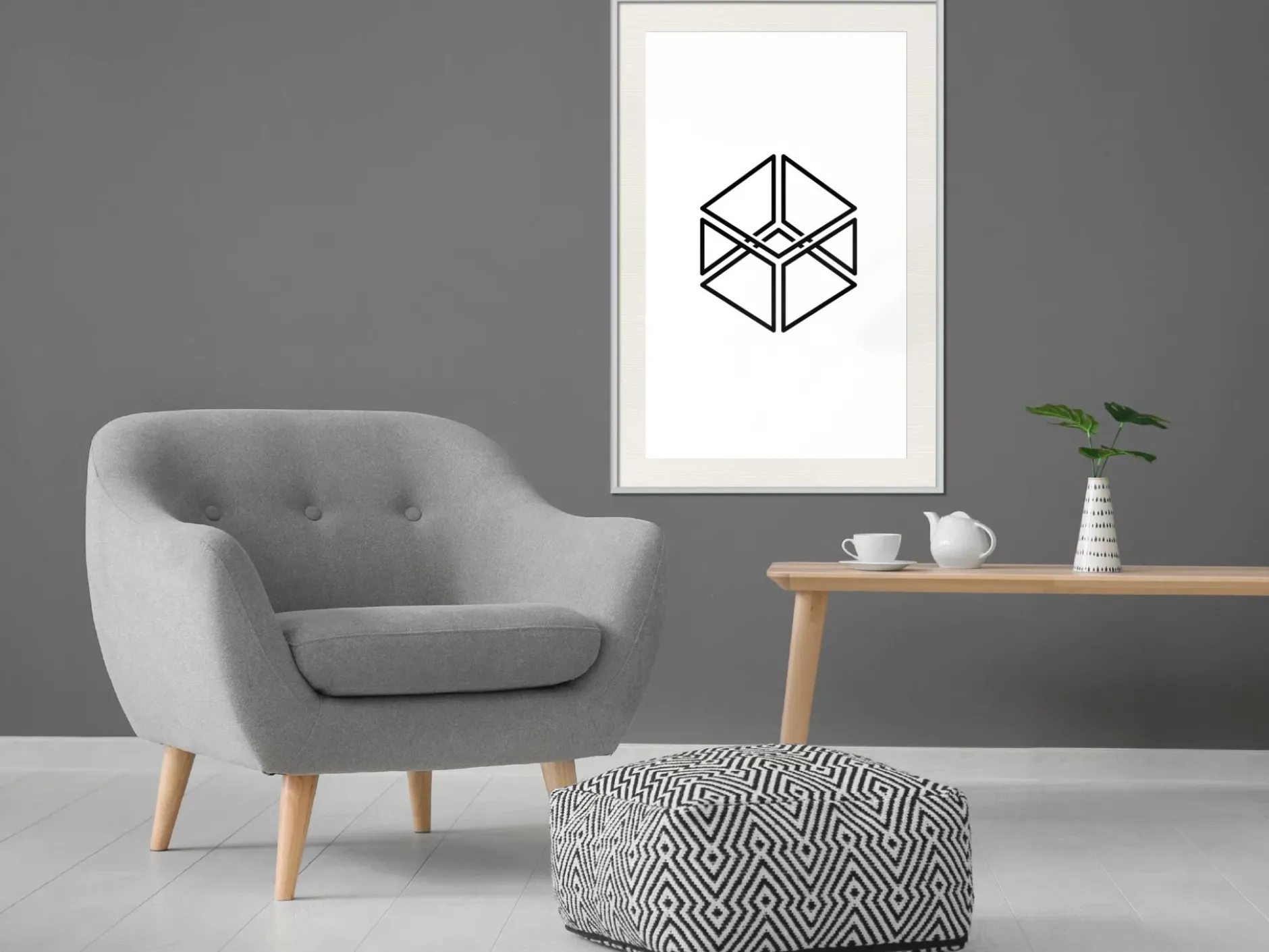Poster 'Count the Squares'