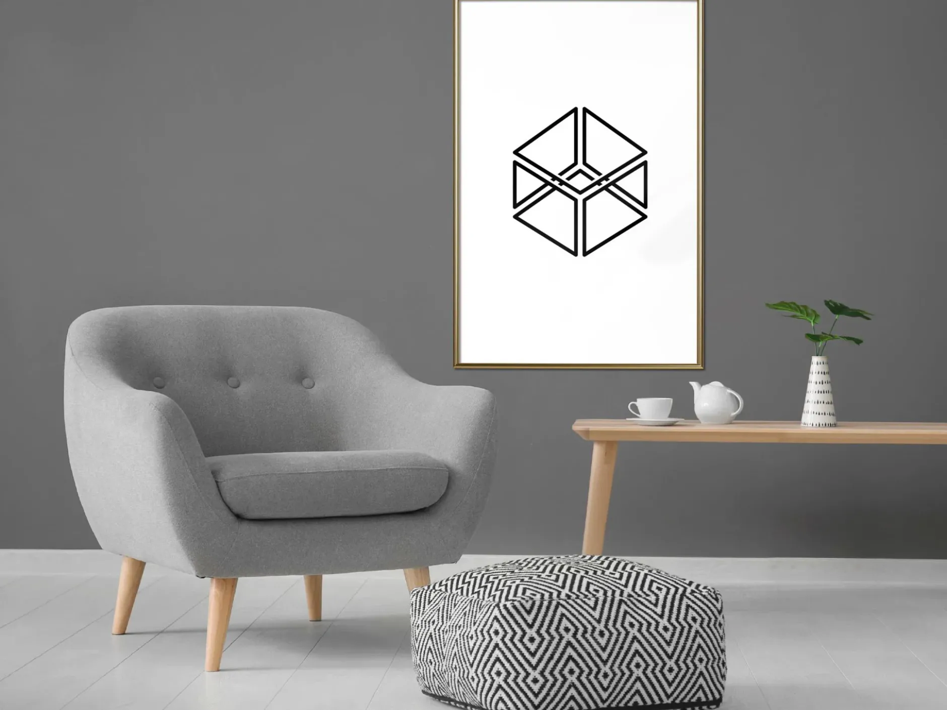 Poster 'Count the Squares'