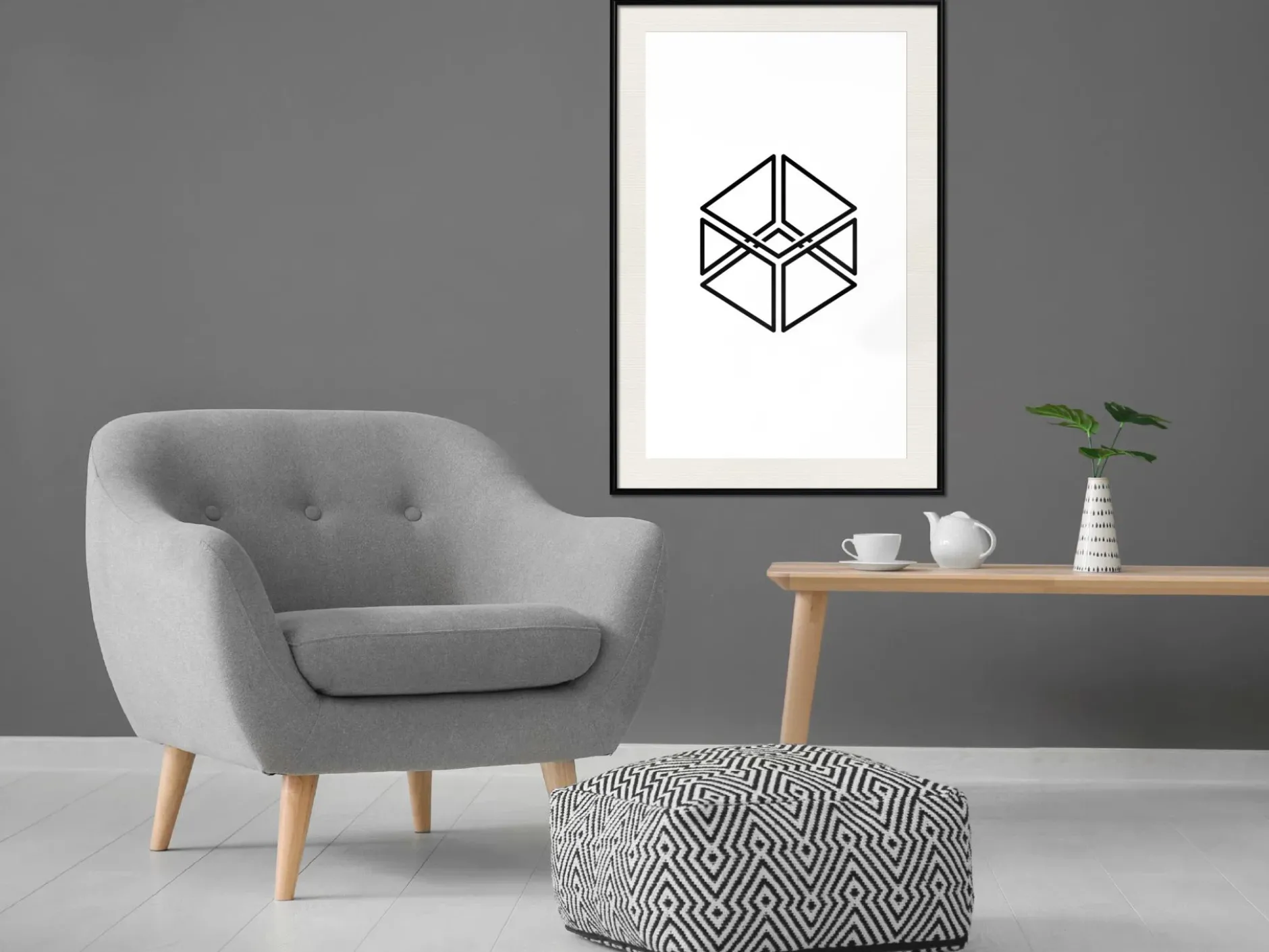 Poster 'Count the Squares'