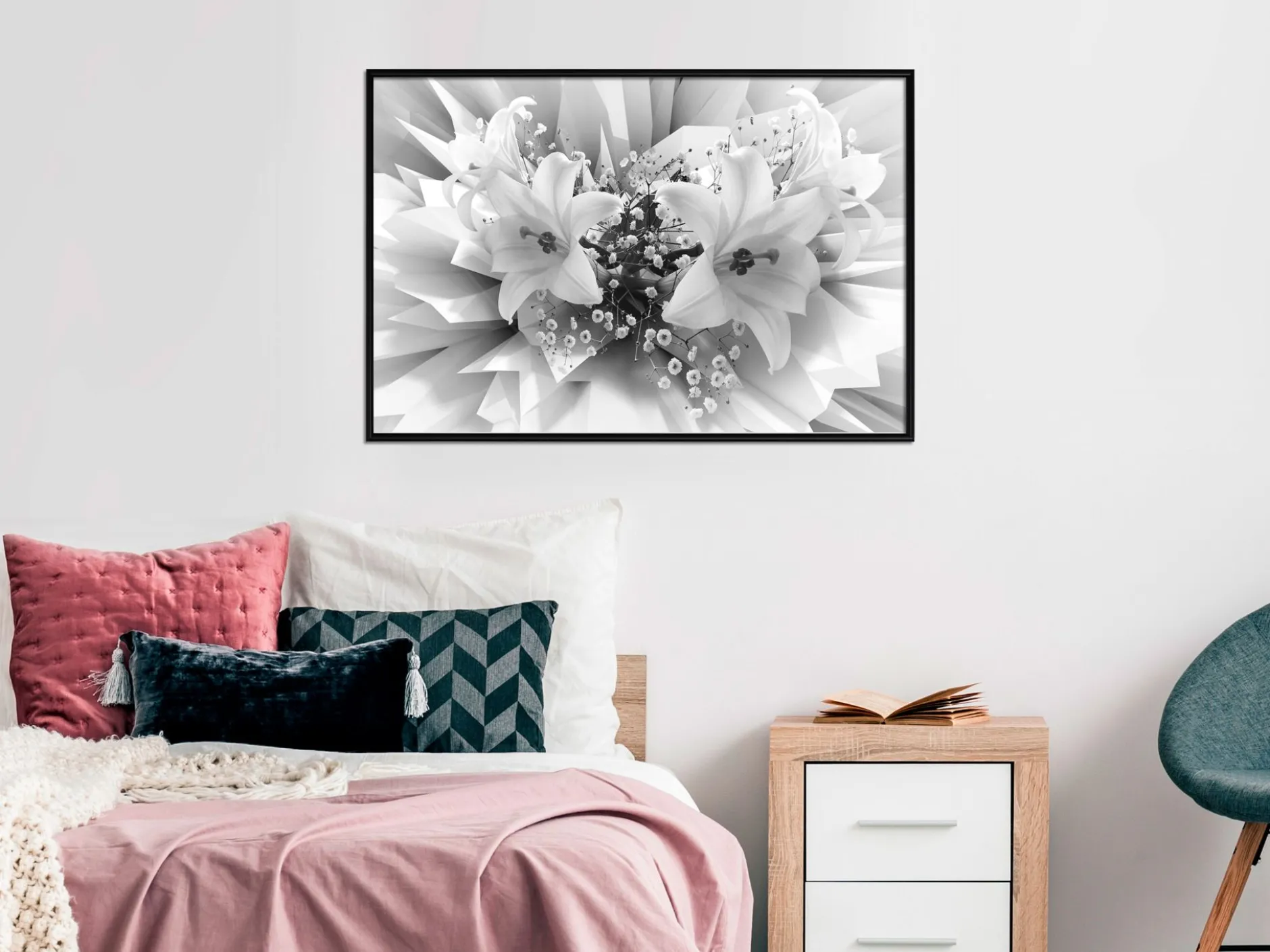 Poster 'Crystal Lillies'