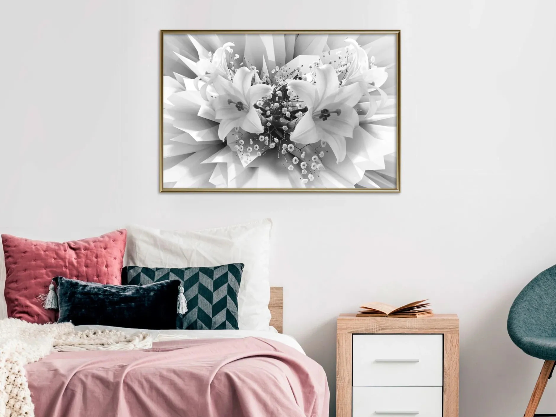 Poster 'Crystal Lillies'