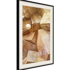 Poster 'Cubic Rocks'