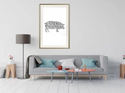 Poster 'Curly Pig'