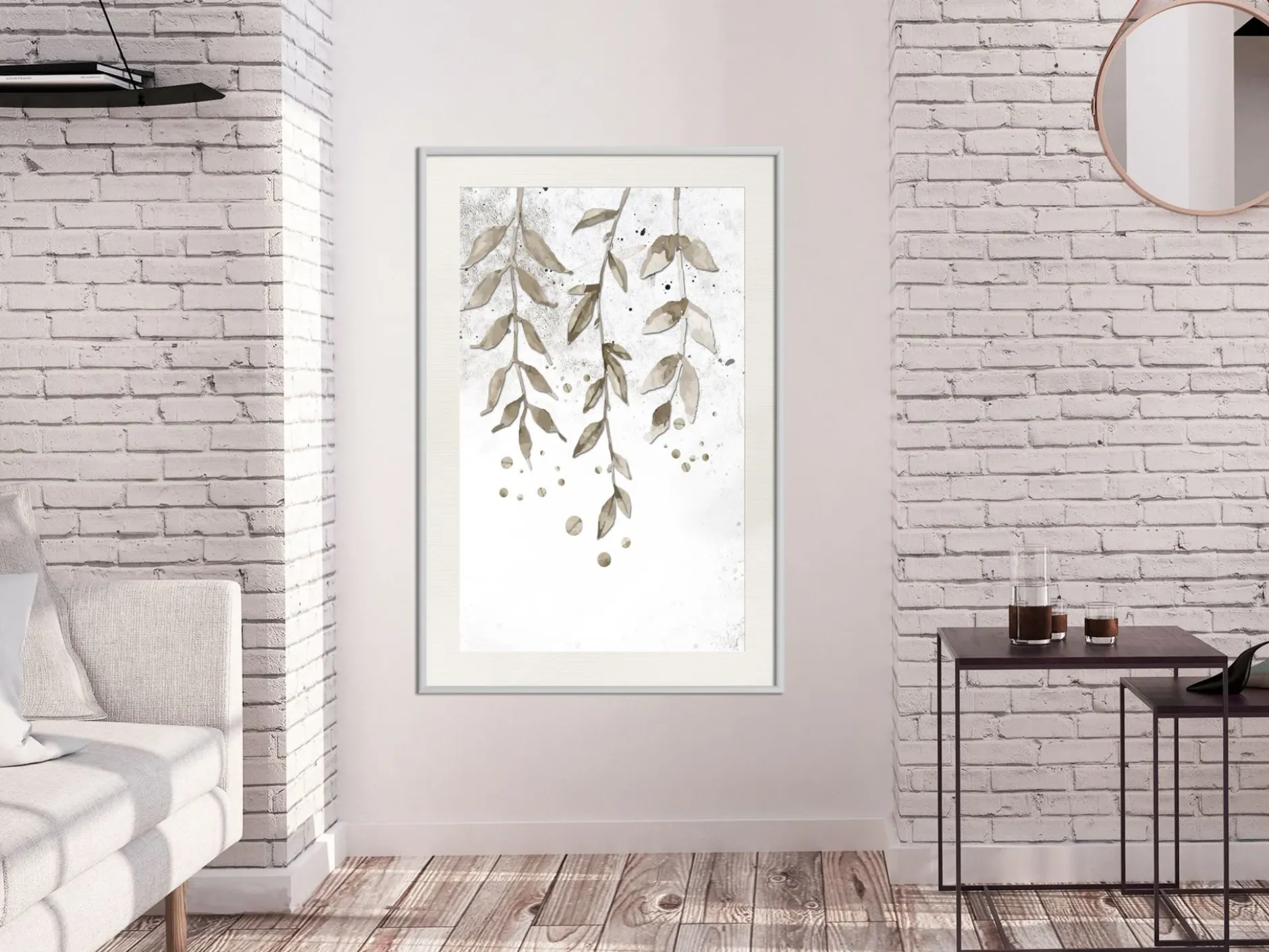 Poster 'Curtain of Leaves'