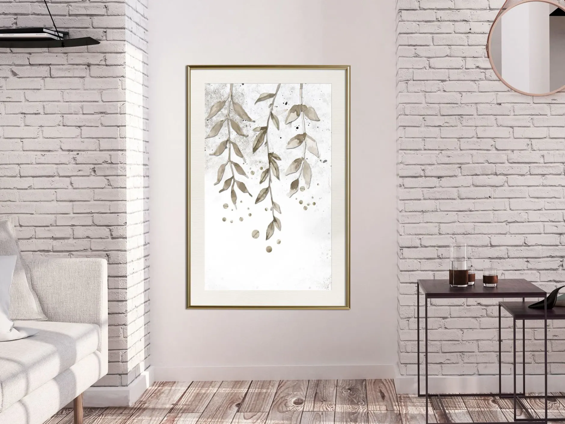 Poster 'Curtain of Leaves'