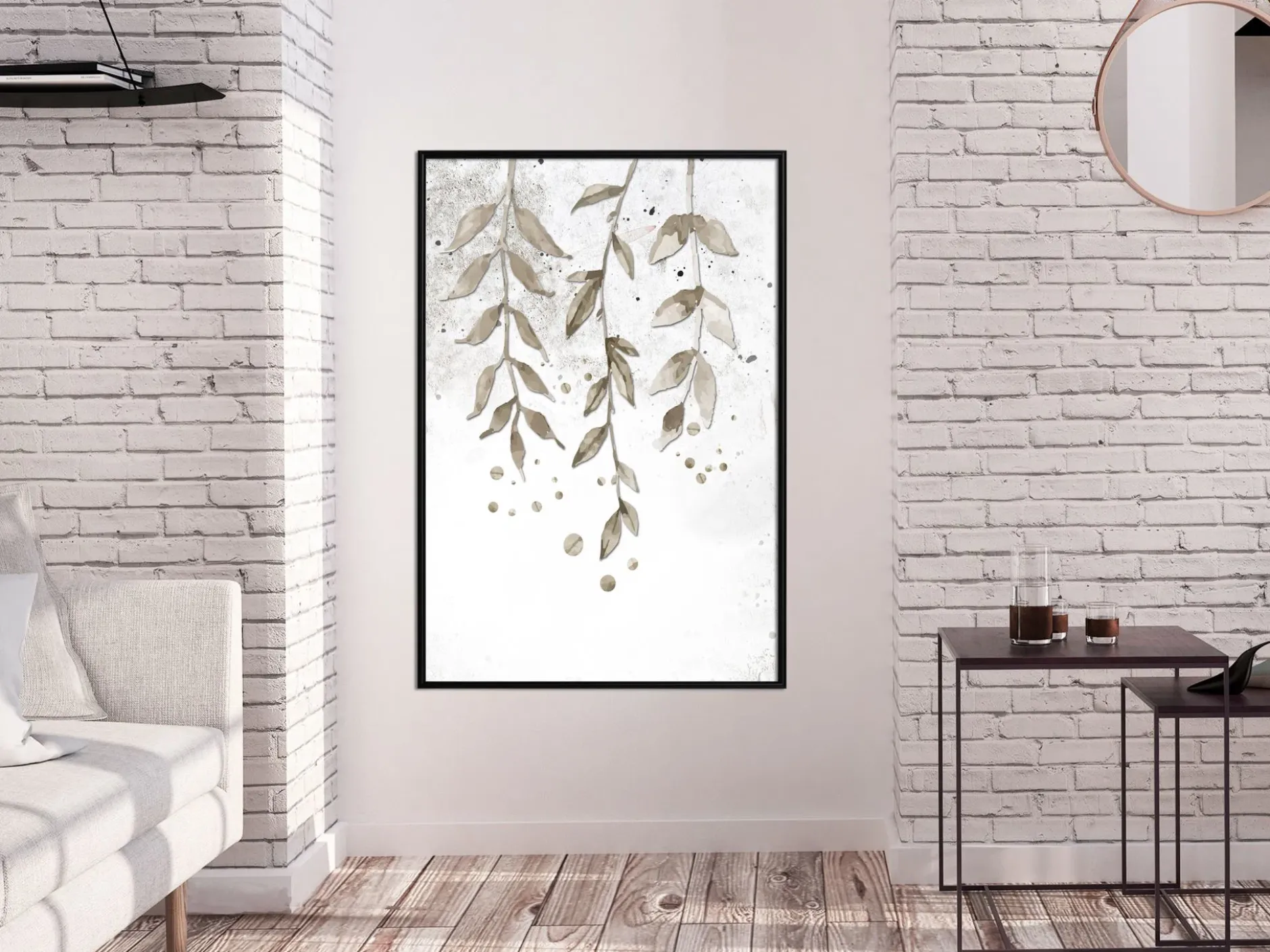 Poster 'Curtain of Leaves'