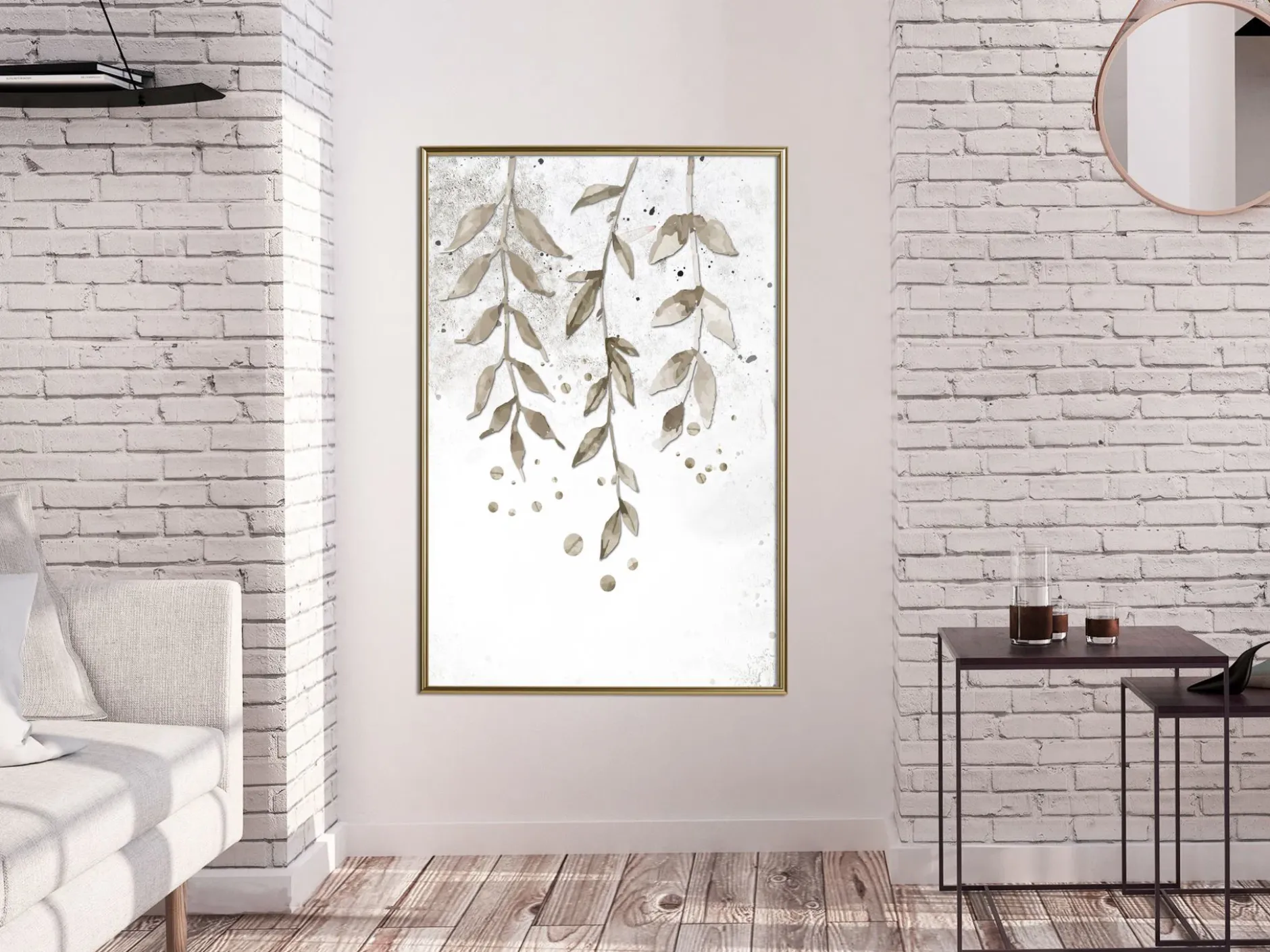 Poster 'Curtain of Leaves'