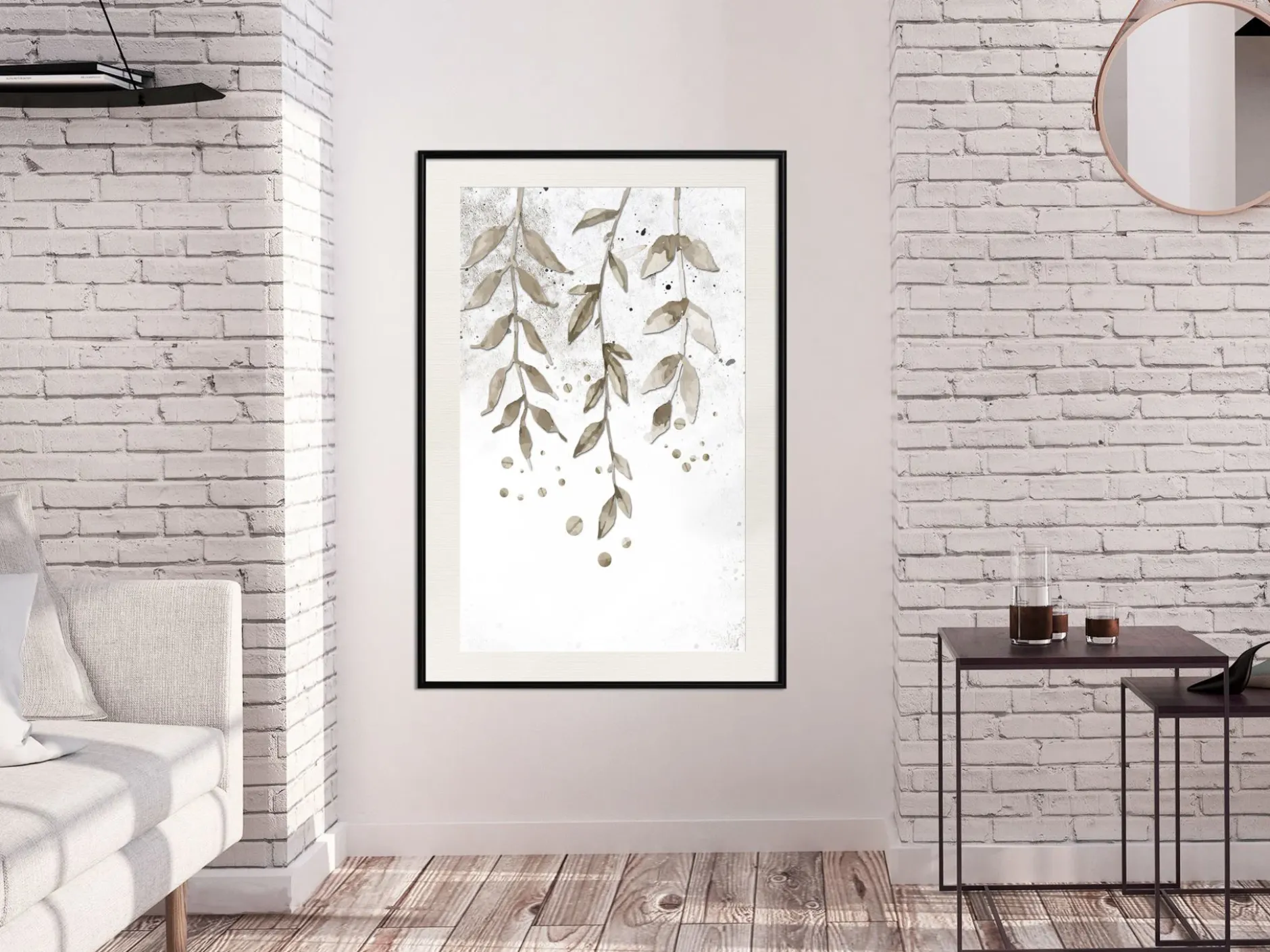 Poster 'Curtain of Leaves'