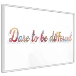 Poster 'Dare To Be Different'