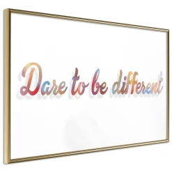 Poster 'Dare To Be Different'