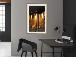 Poster 'Dark Tree Tops'