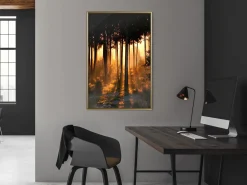 Poster 'Dark Tree Tops'