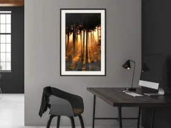 Poster 'Dark Tree Tops'